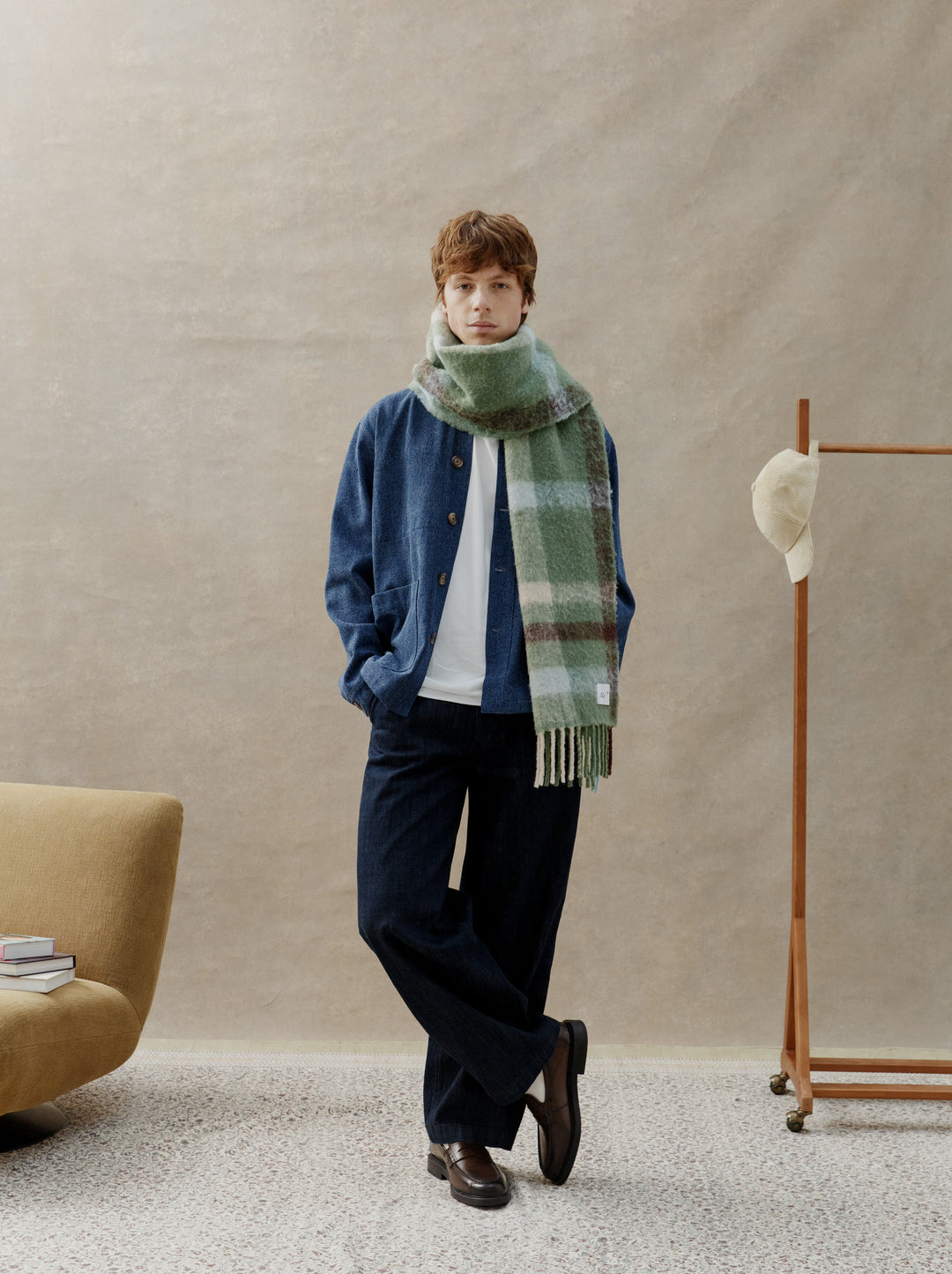 Écharpe ALPAGA nuancier vert