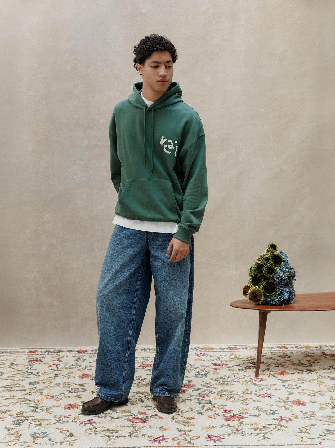 Sweat capuche unisexe VRAI CRAYONNÉ feuillage