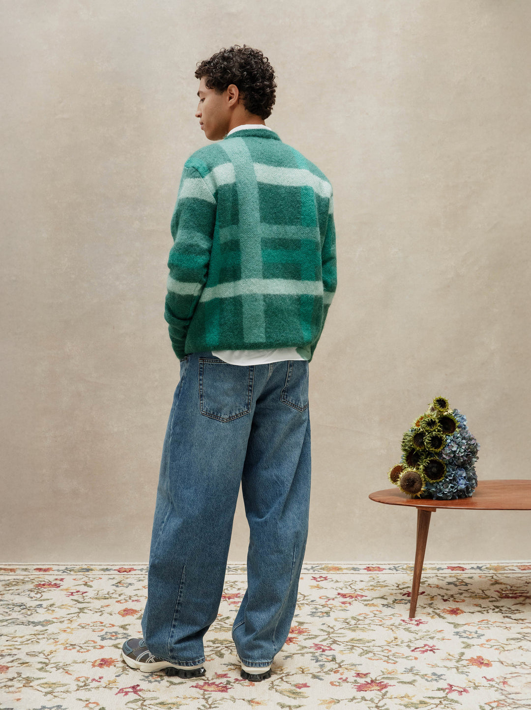 Pull unisexe mohair NUANCIER vert