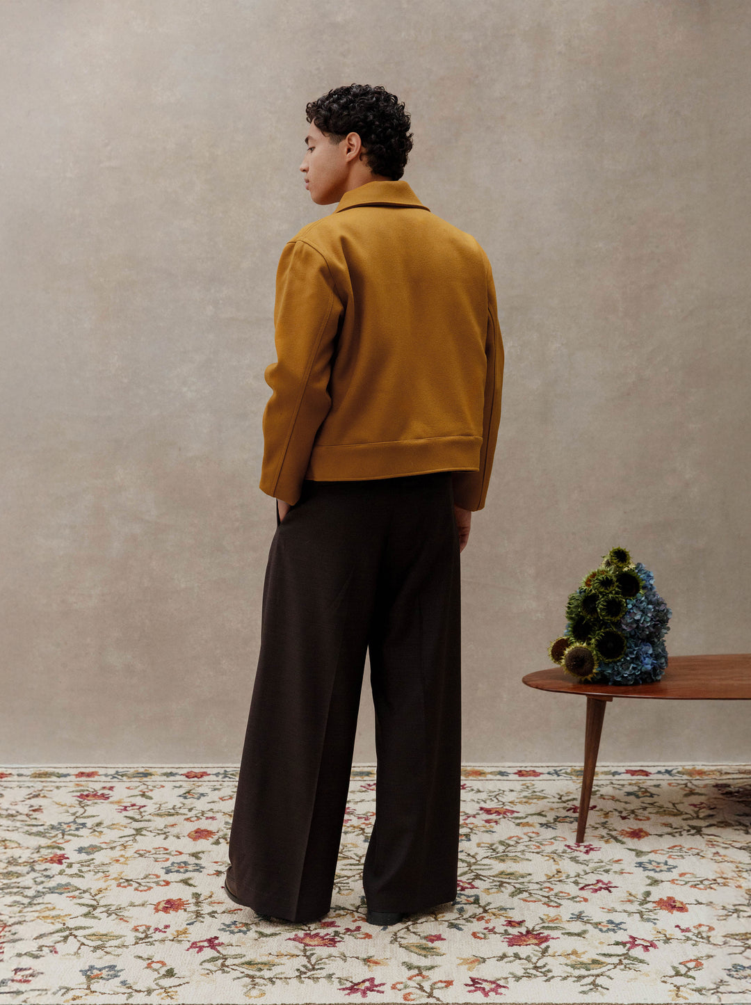 Blouson SCULPTURE terre jaune