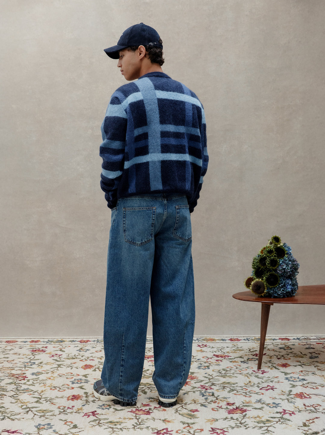 Pull unisexe mohair NUANCIER bleu