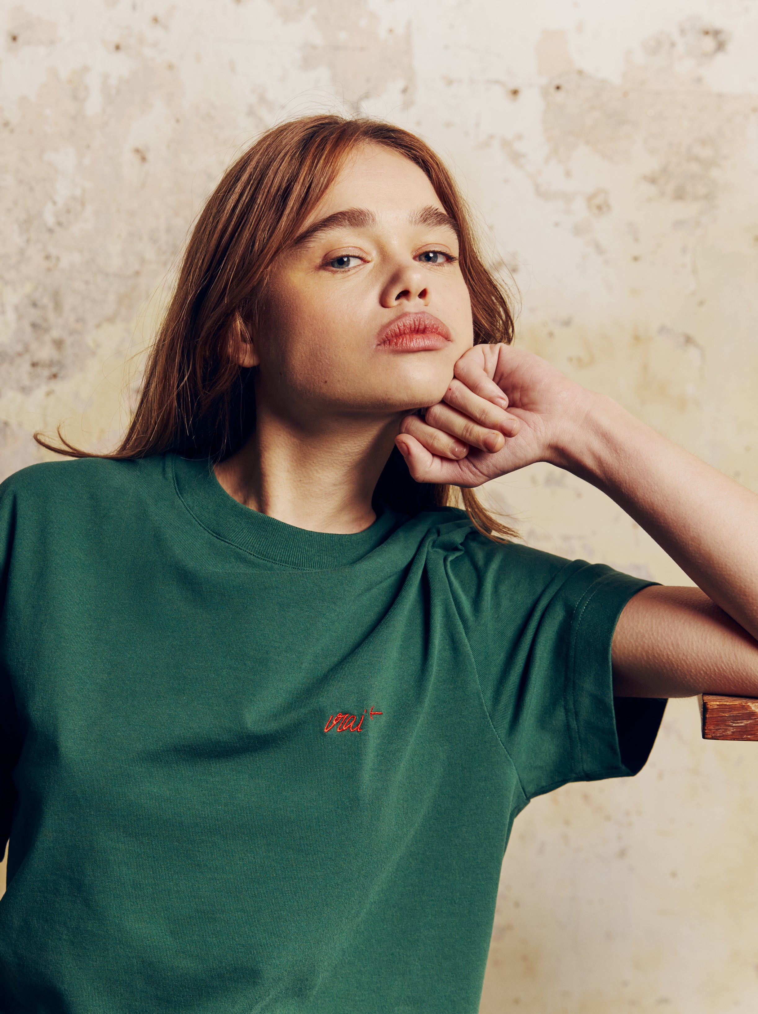 T-shirt VRAI VIANNEY émeraude