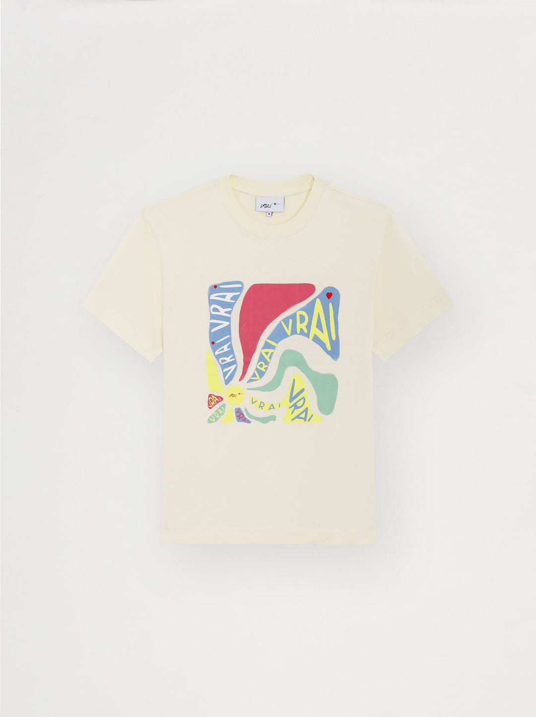 T-shirt unisexe SOLEIL écru