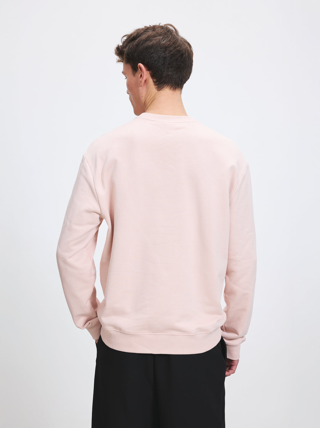 Sweat unisexe L'AMOUR DE L'ART rose glacé