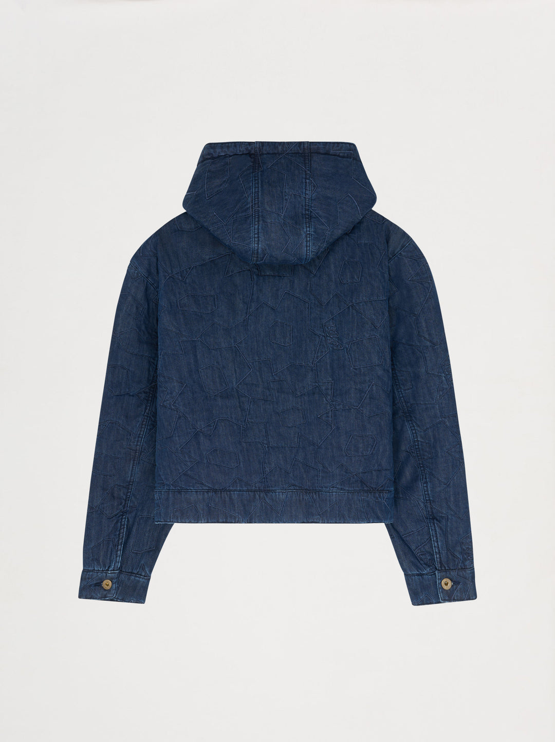 Veste à capuche unisexe TRAIT FLEURI matelassé