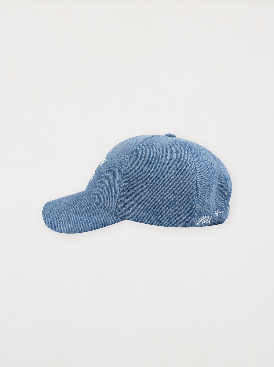 Casquette Baseball GUCCI En Cuir Denim Monogramme - Taille M/58 Cm - Neuve Avec étiquettes - Fabriquée En Italie