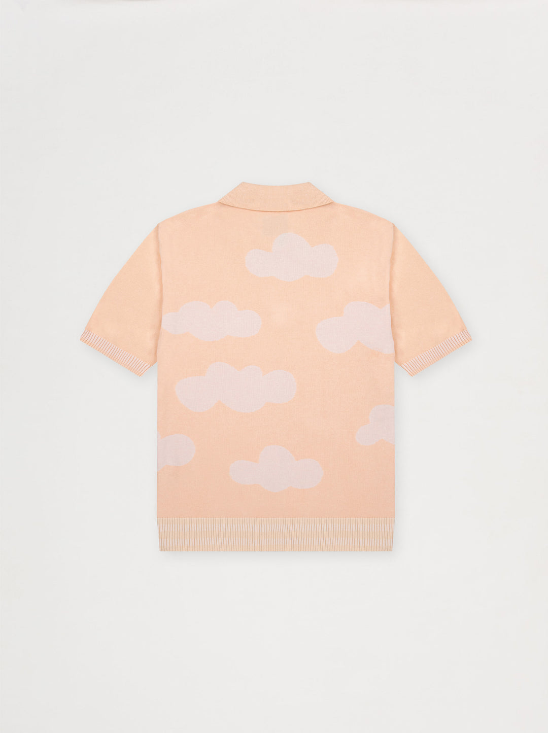 Polo unisexe NUAGES abricot