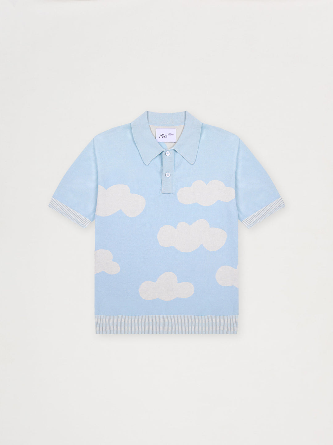 Polo unisexe NUAGES ciel