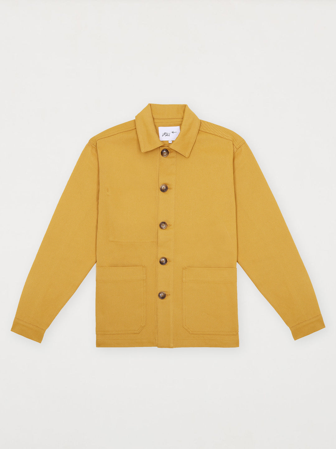 Veste brodée unisexe LIBERTÉ terre jaune