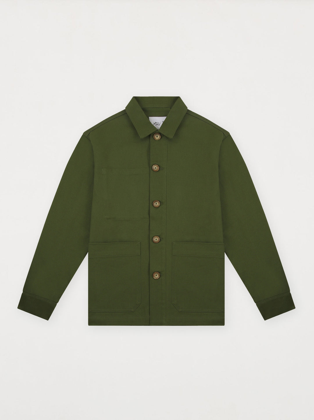 Veste brodée unisexe PEINTRE olive