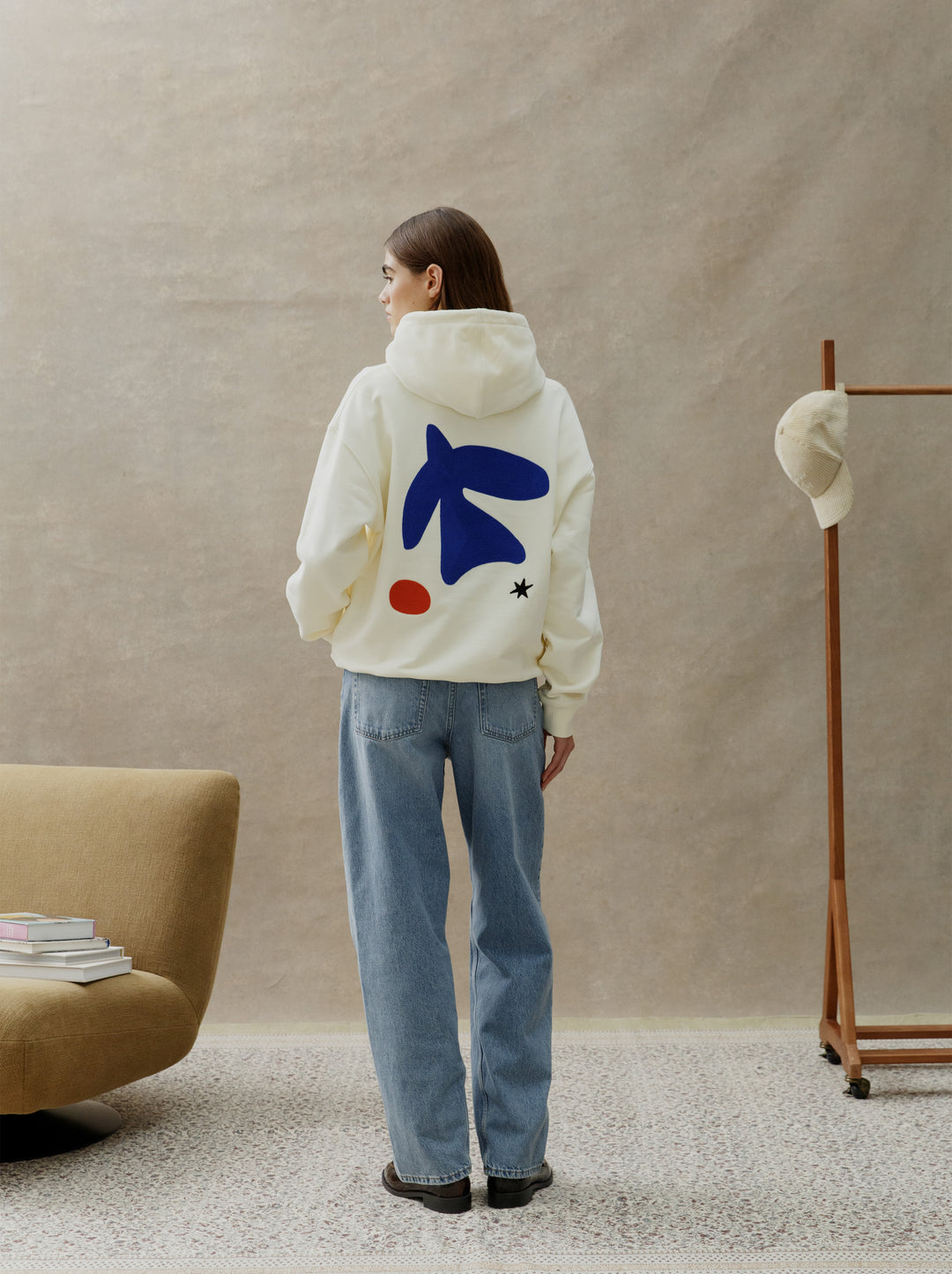 Sweat capuche unisexe brodé TABLEAU