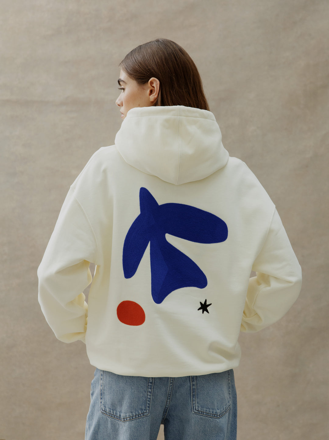 Sweat capuche unisexe brodé TABLEAU