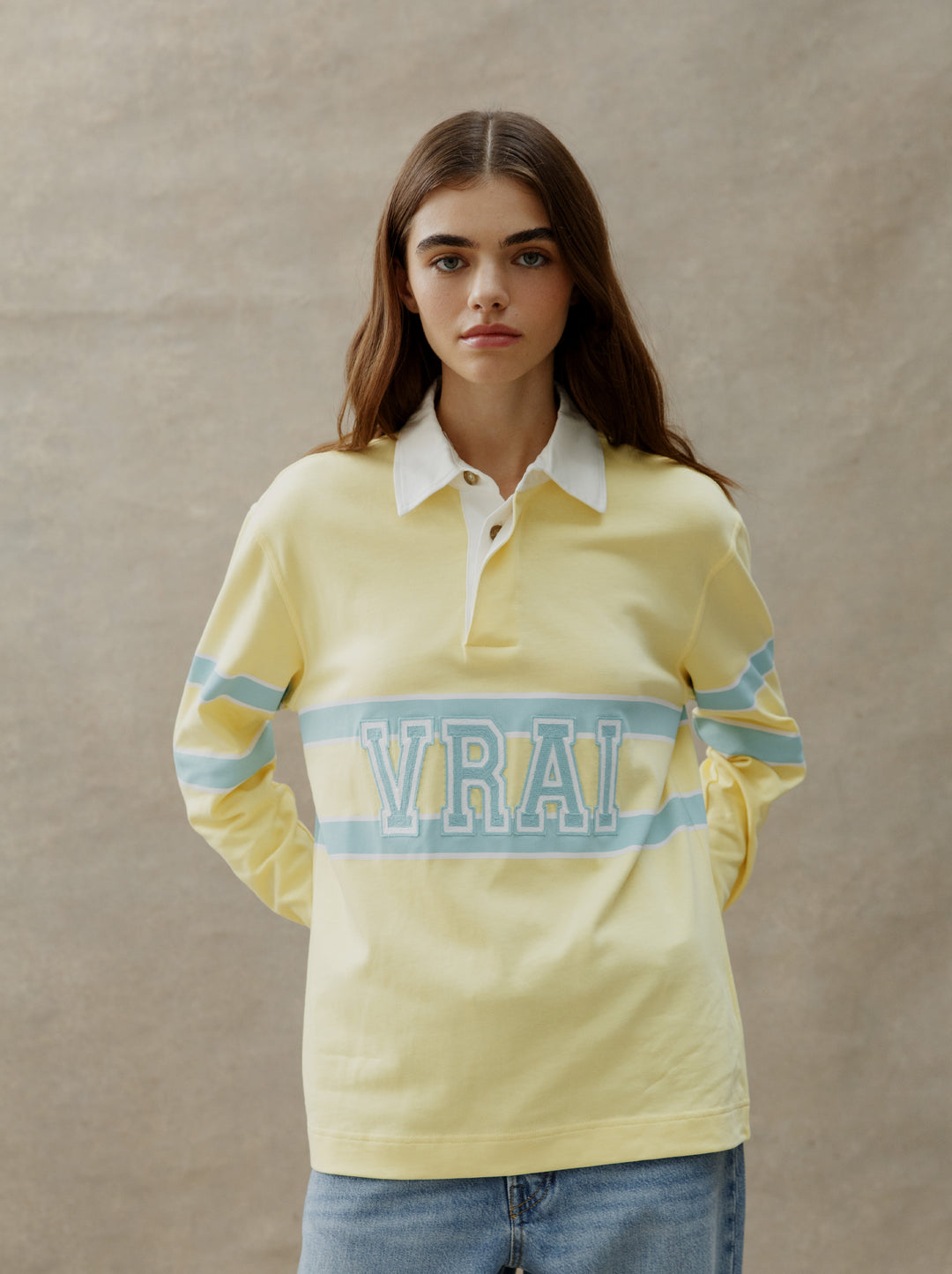 Polo unisexe VRAI jaune