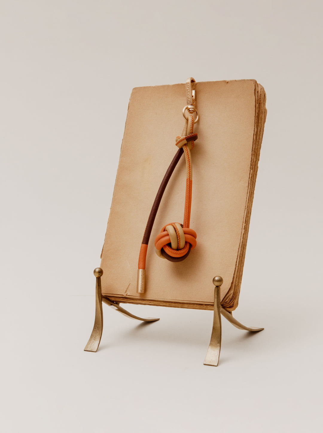 Bag charm Noga cuir boule