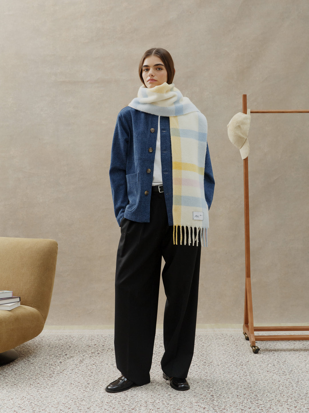 Écharpe LAINE 4 couleurs