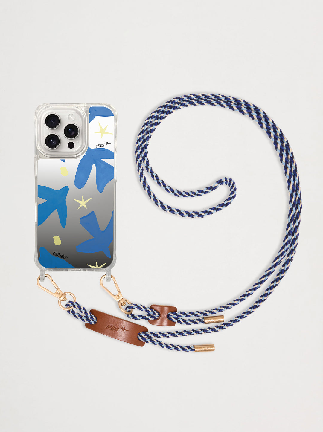 Cordon passementerie bleu