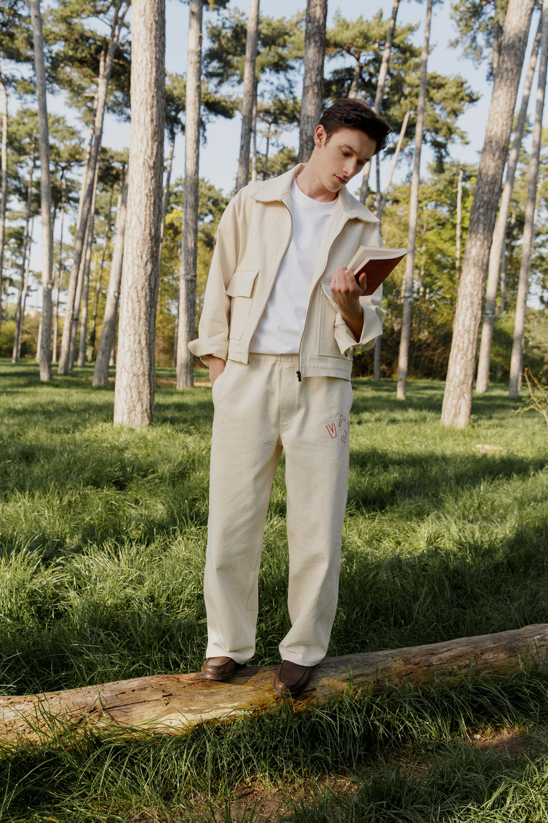 Pantalon PATCH écru