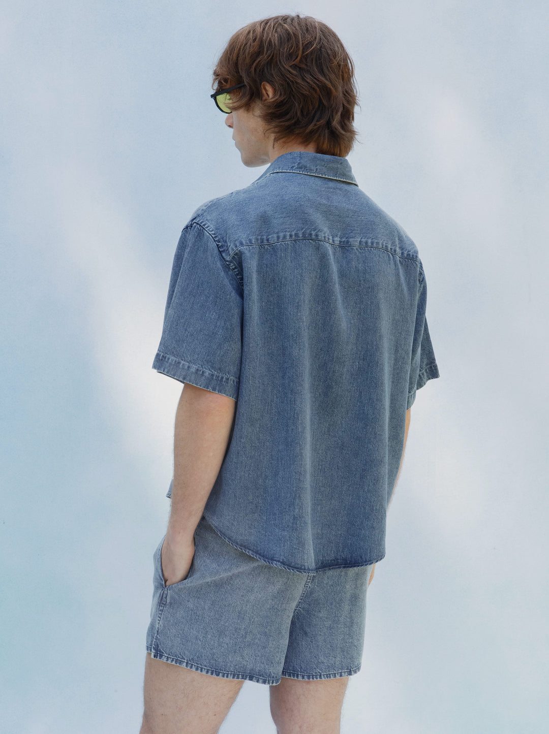 Chemise unisexe FORMES manches courtes