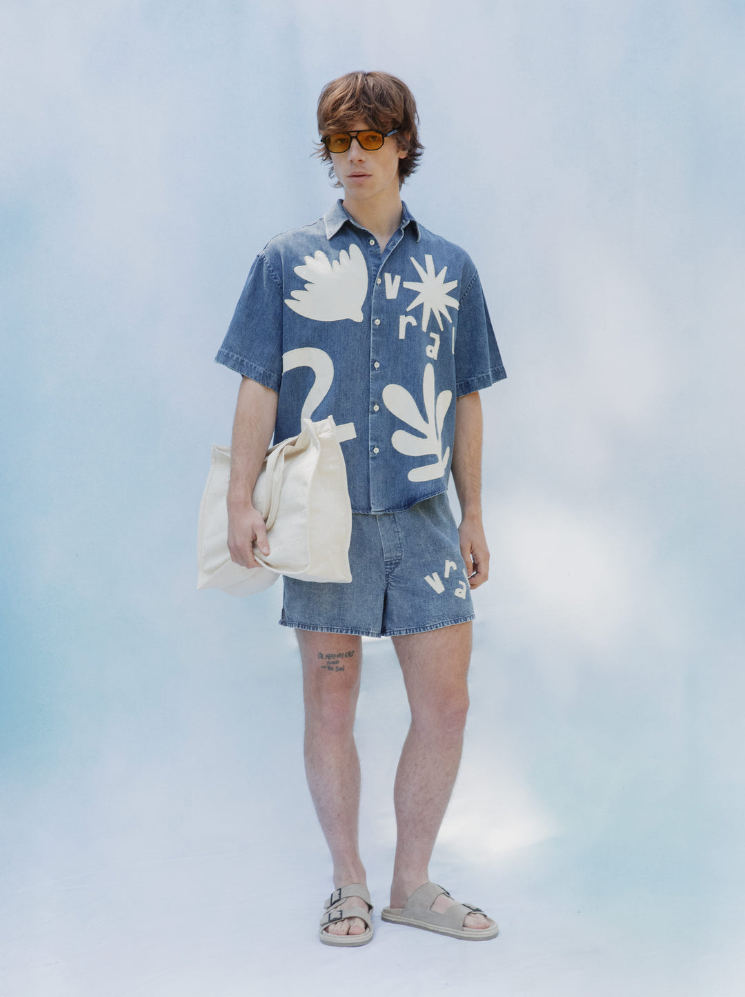 Chemise unisexe FORMES manches courtes