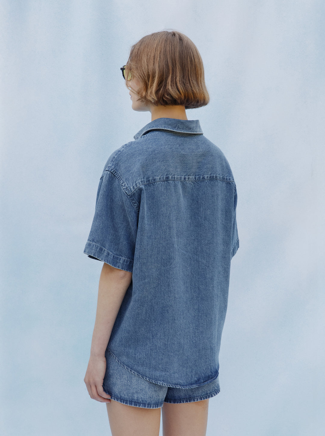 Chemise unisexe FORMES manches courtes