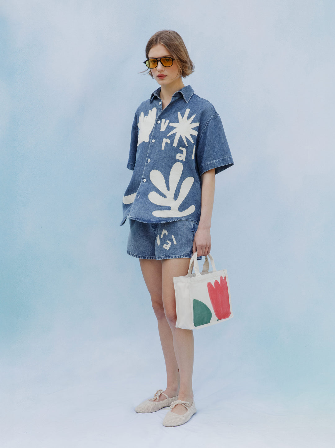 Chemise unisexe FORMES manches courtes