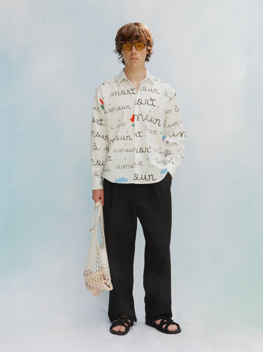 Chemise unisexe AMOUR peint