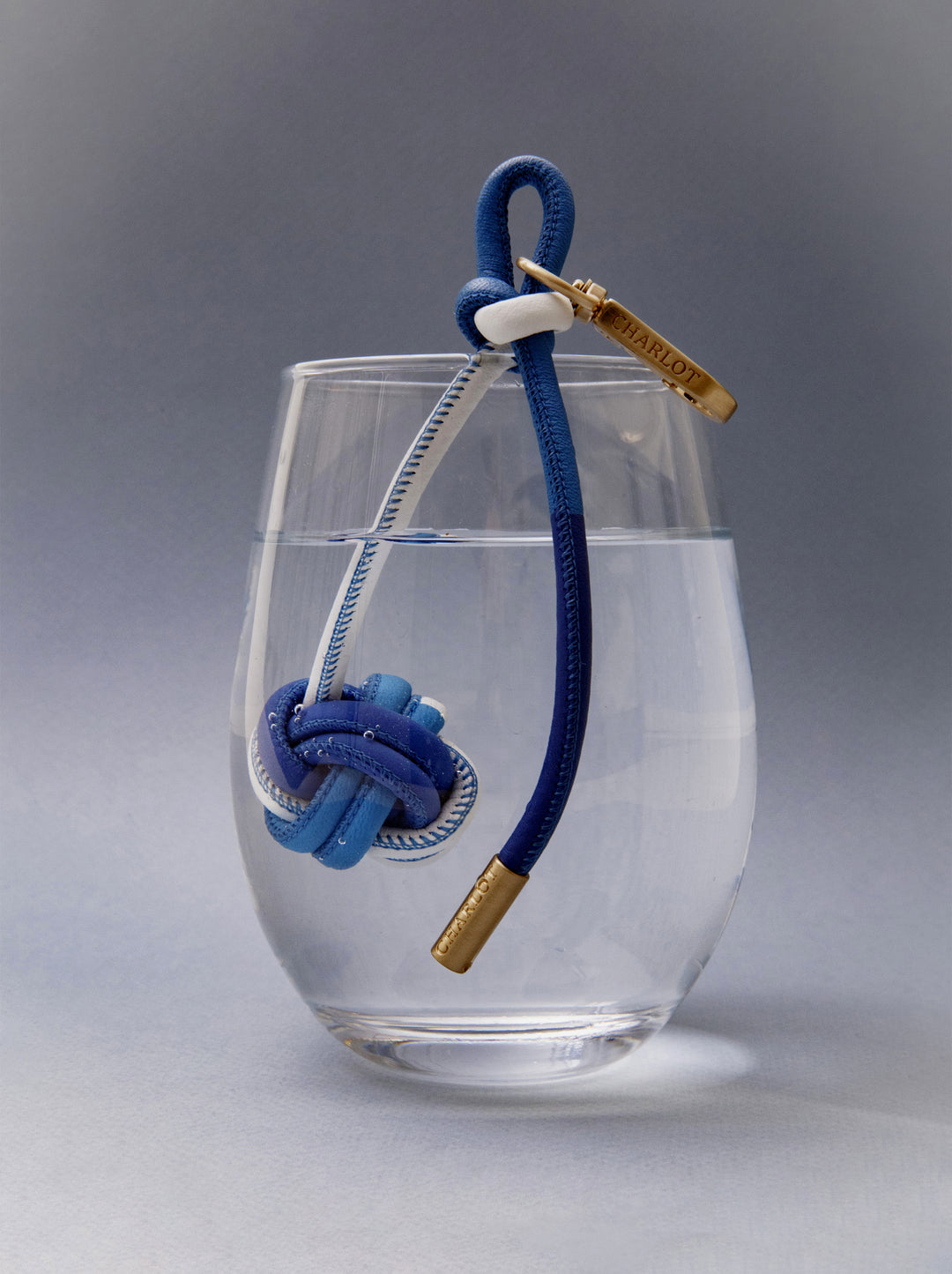 Bag charm Noga cuir boule