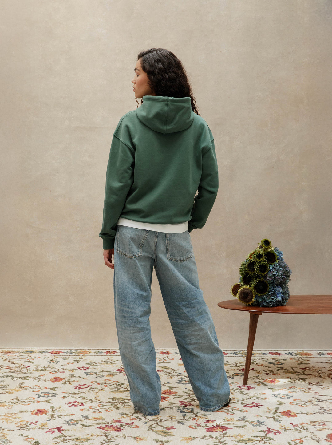 Sweat capuche unisexe VRAI CRAYONNÉ feuillage