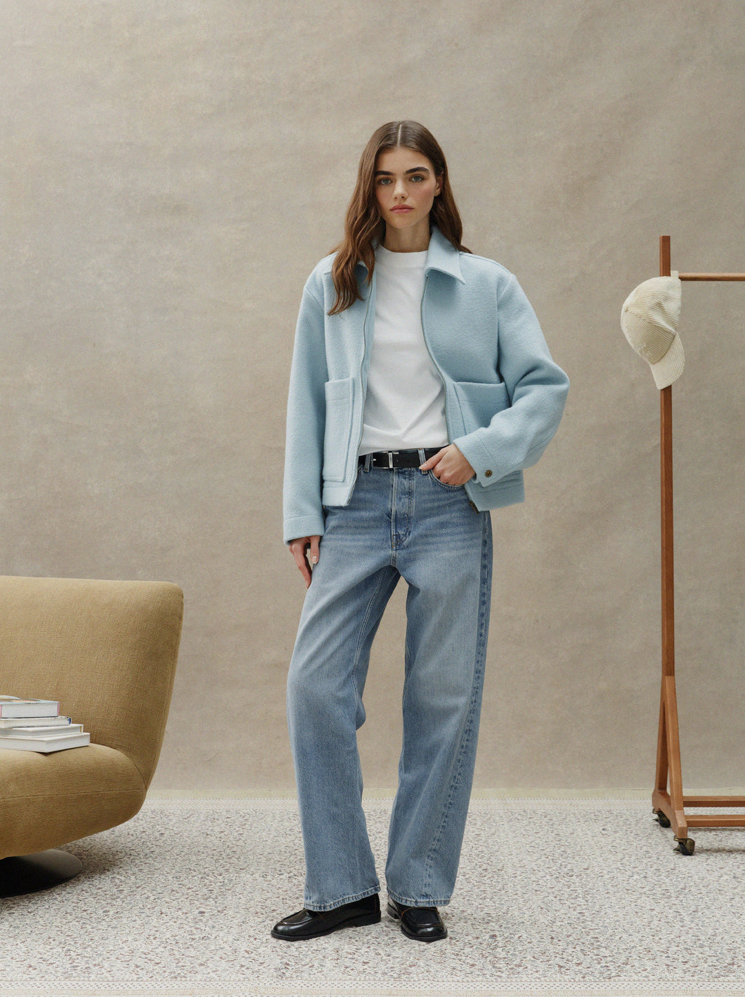 Blouson unisexe PALETTE ciel
