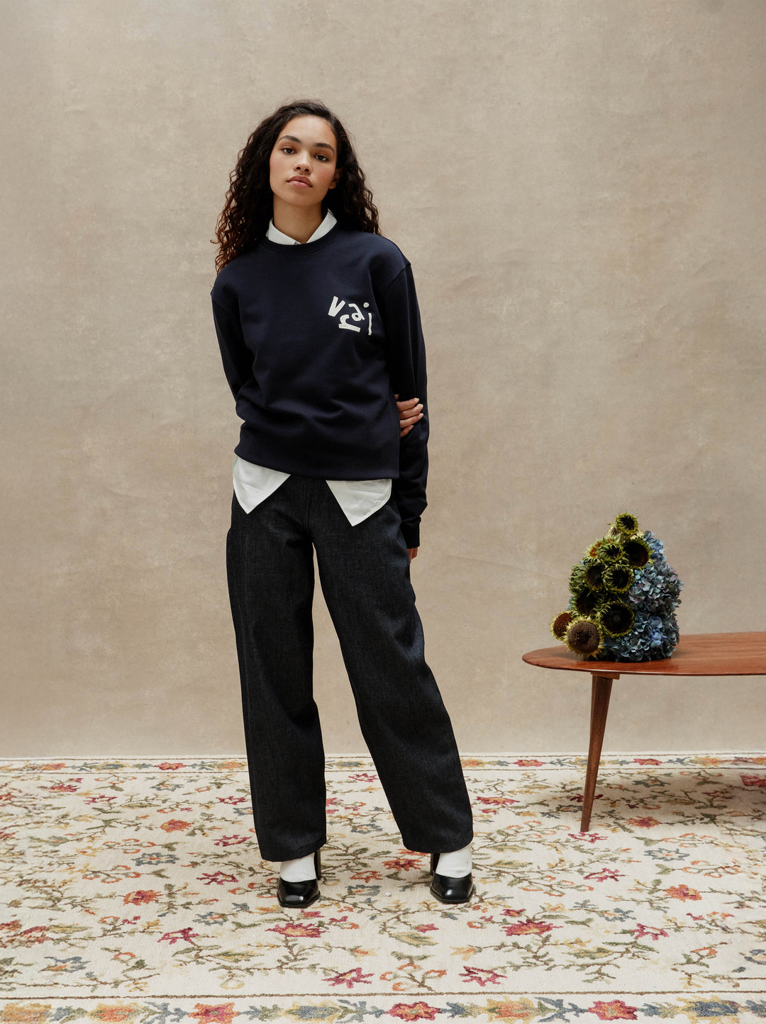 Sweat unisexe VRAI CRAYONNÉ marine