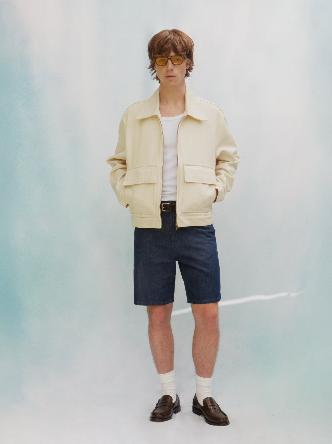 Veste unisexe FLEUR écru