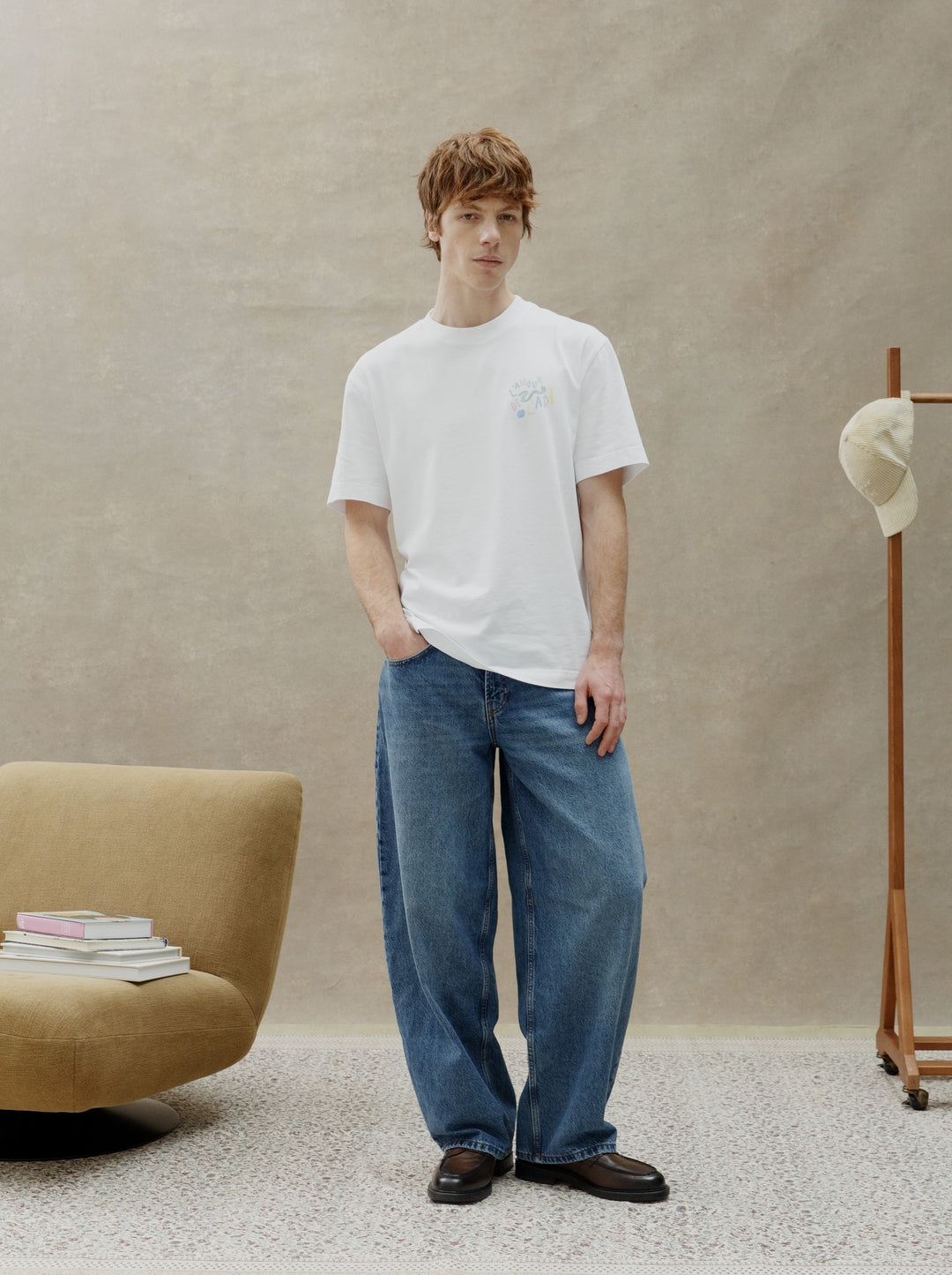 T-shirt unisexe FRESQUE blanc