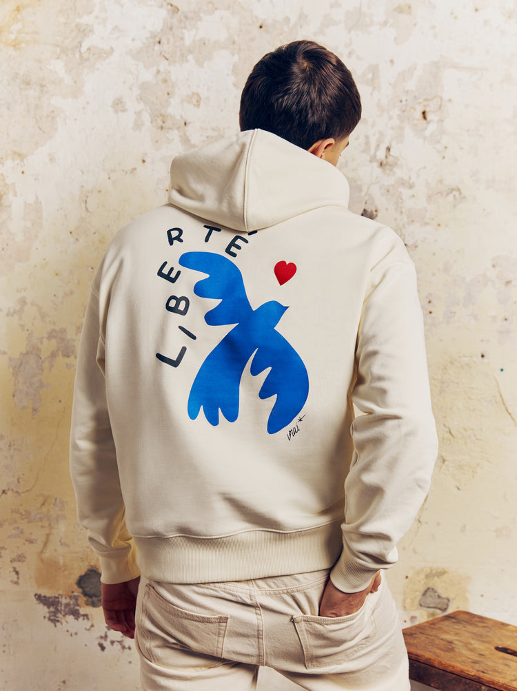 Sweat capuche liberté vrai vianney