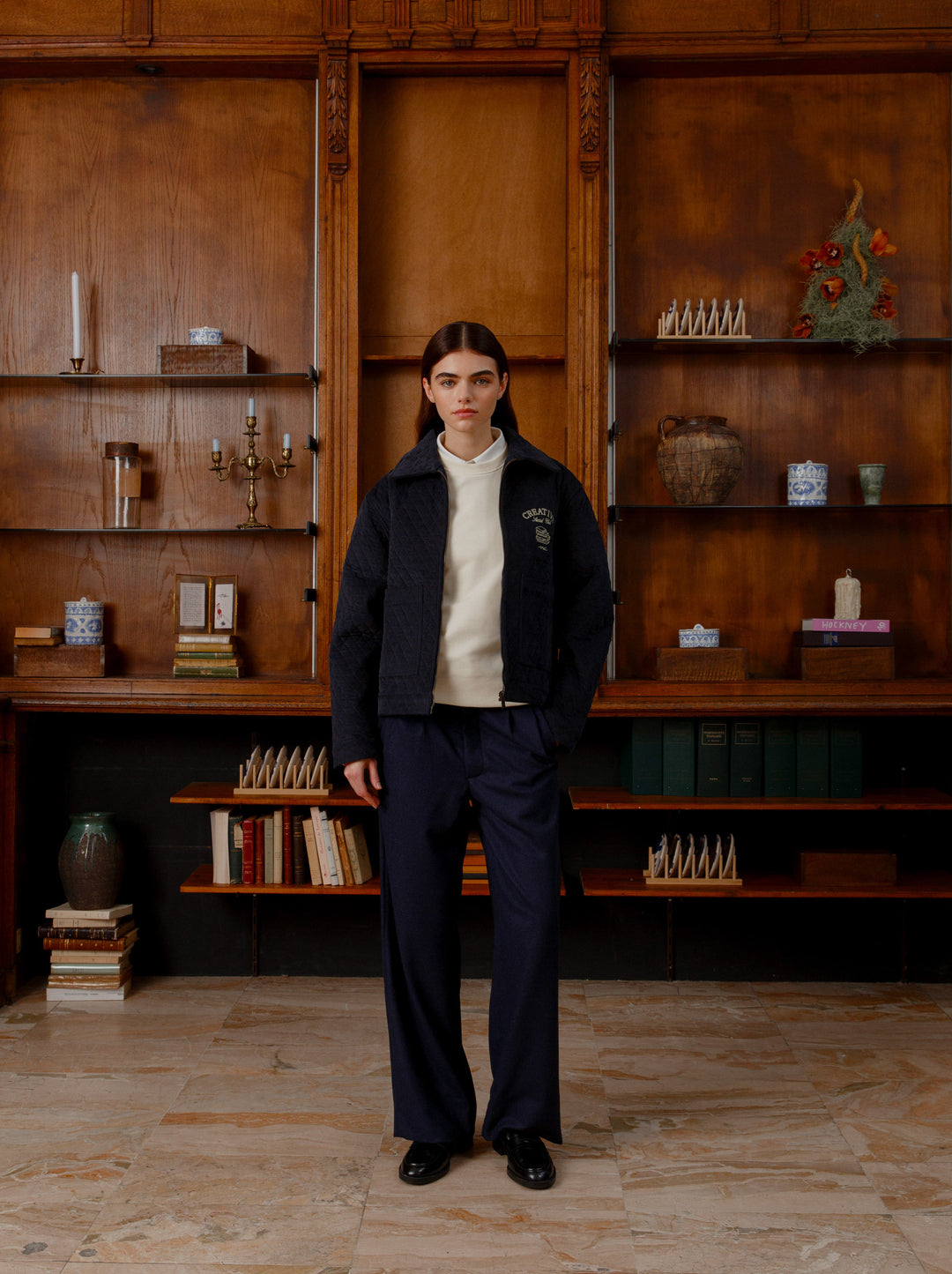 Blouson unisexe matelassé EMBLÈME