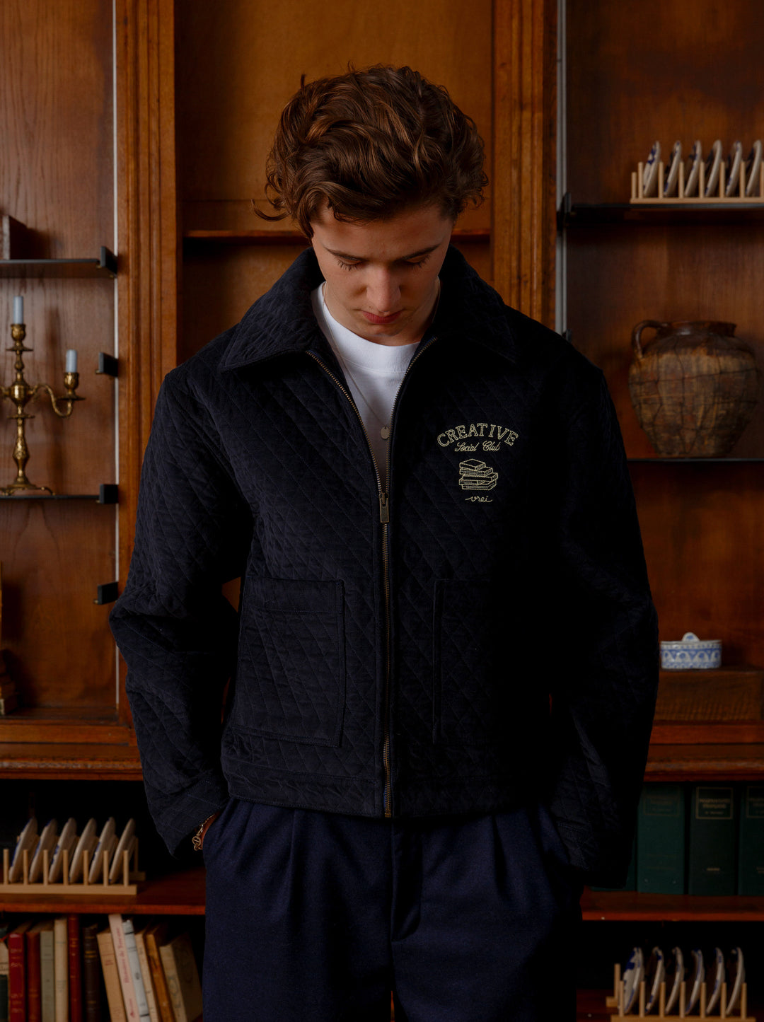 Blouson unisexe matelassé EMBLÈME