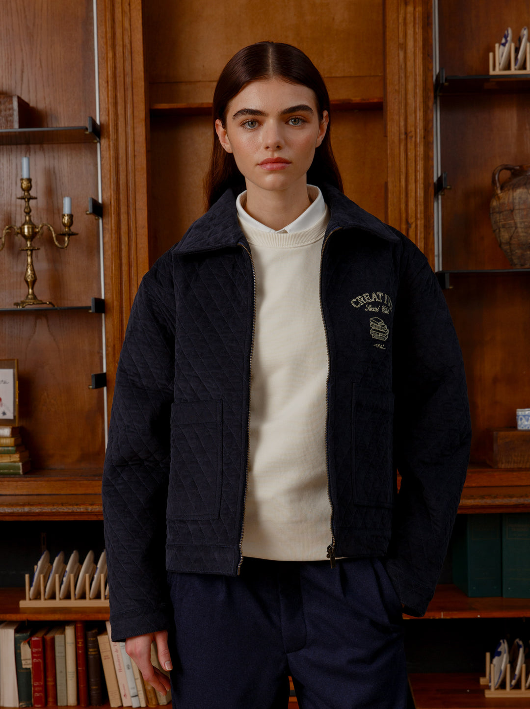 Blouson unisexe matelassé EMBLÈME