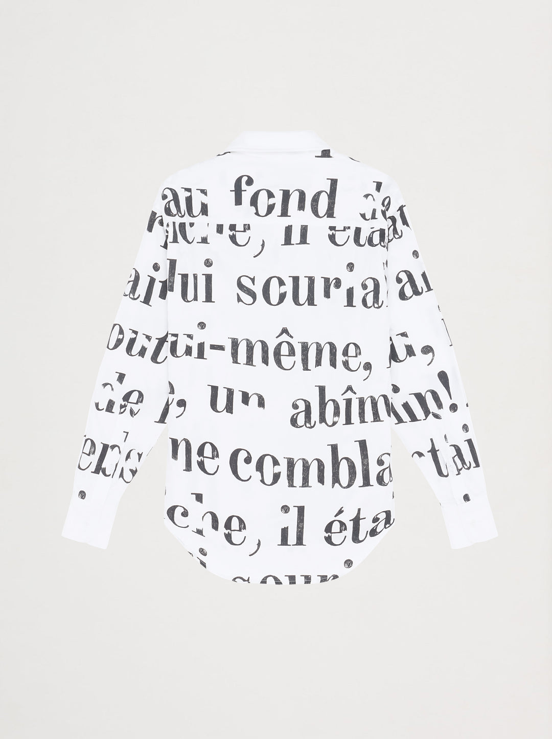 Chemise unisexe LIVRE OUVERT blanc