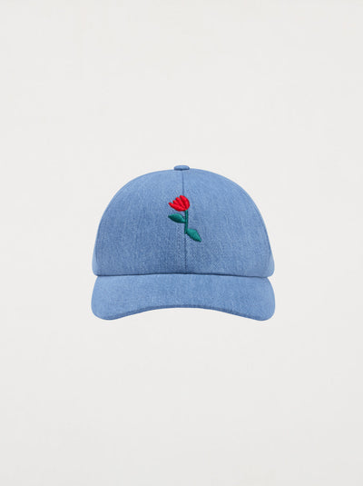 Casquette FLEUR denim