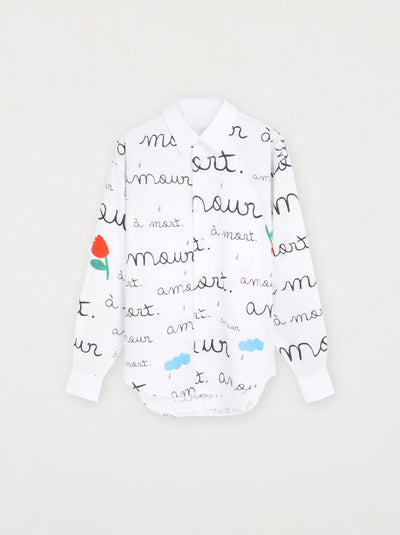 Chemise unisexe AMOUR peint