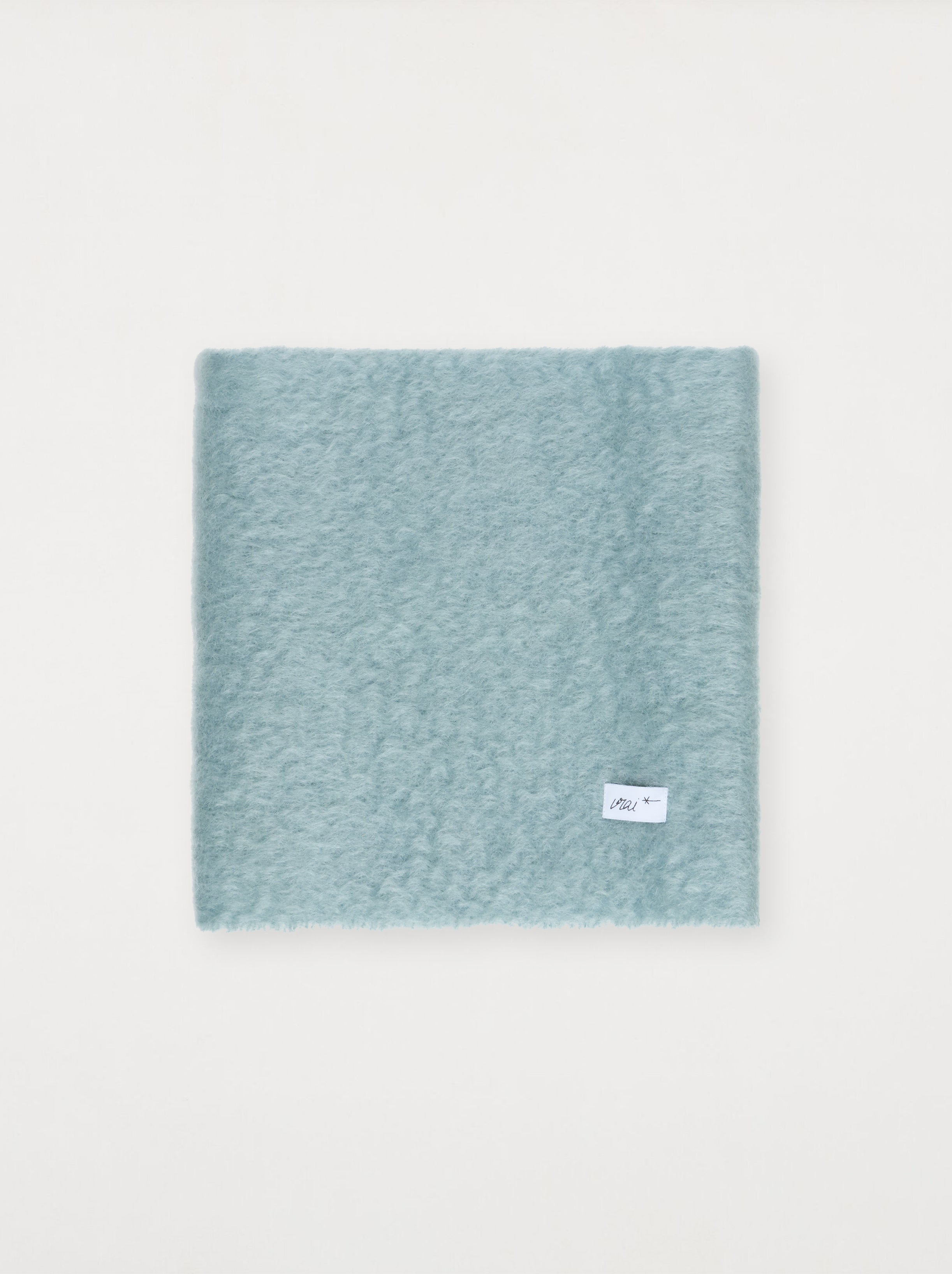 cache-cou couleur ciel mohair