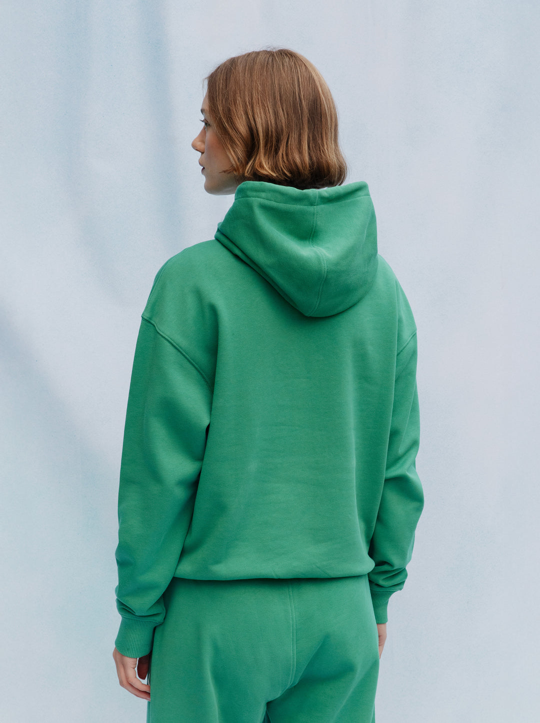 Sweat capuche unisexe VRAI vert