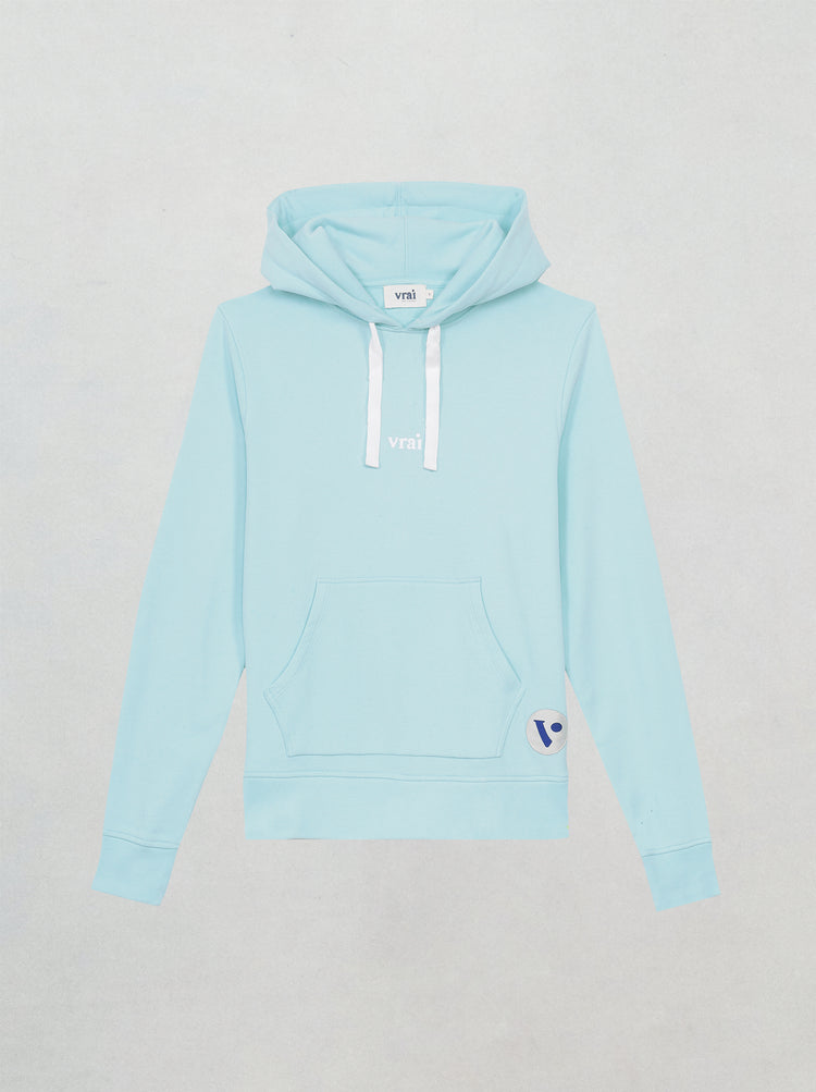 Sweat capuche vrai vianney marine