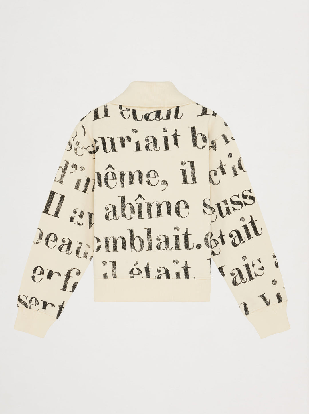 Sweat zippé unisexe LIVRE OUVERT