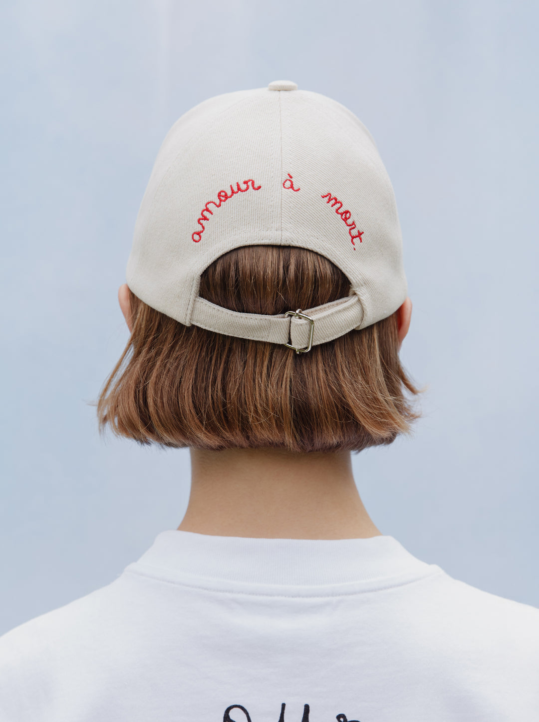 Casquette FLEUR écru