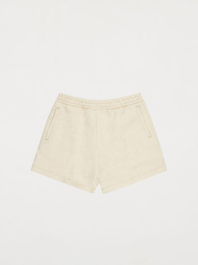 Short AMOUR jacquard écru