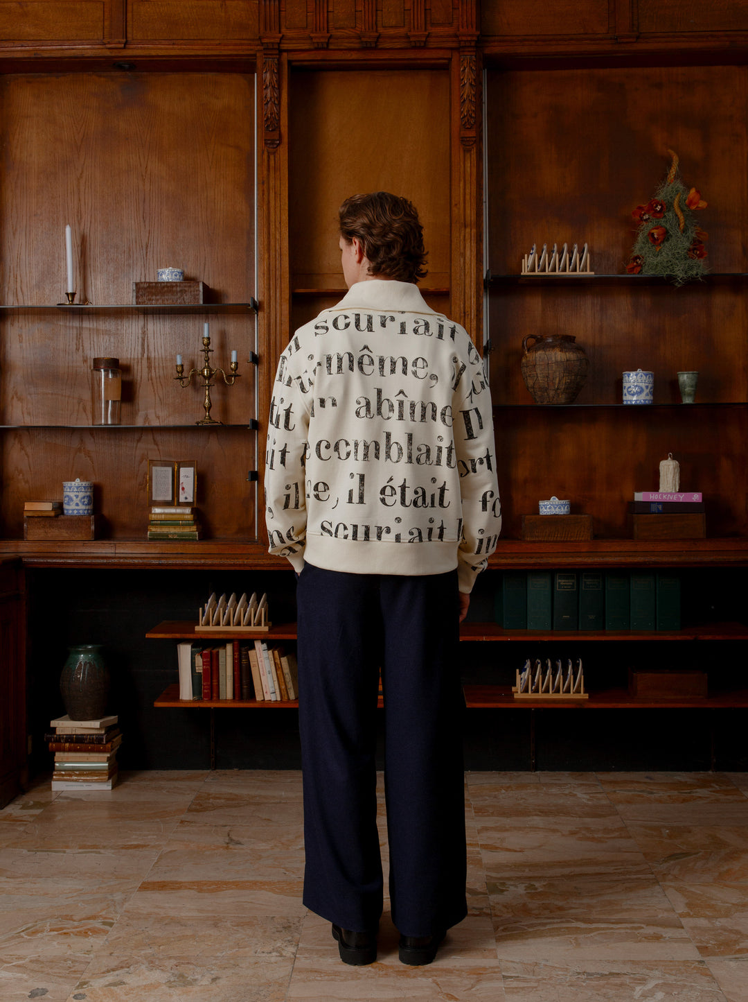 Sweat zippé unisexe LIVRE OUVERT