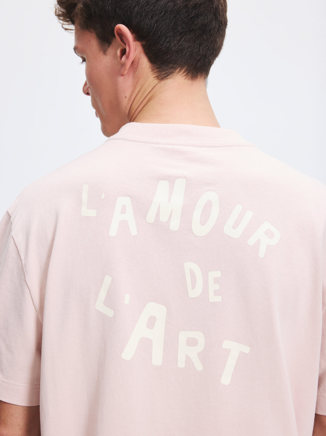 T-shirt unisexe L'ART DE L'AMOUR rose glacé