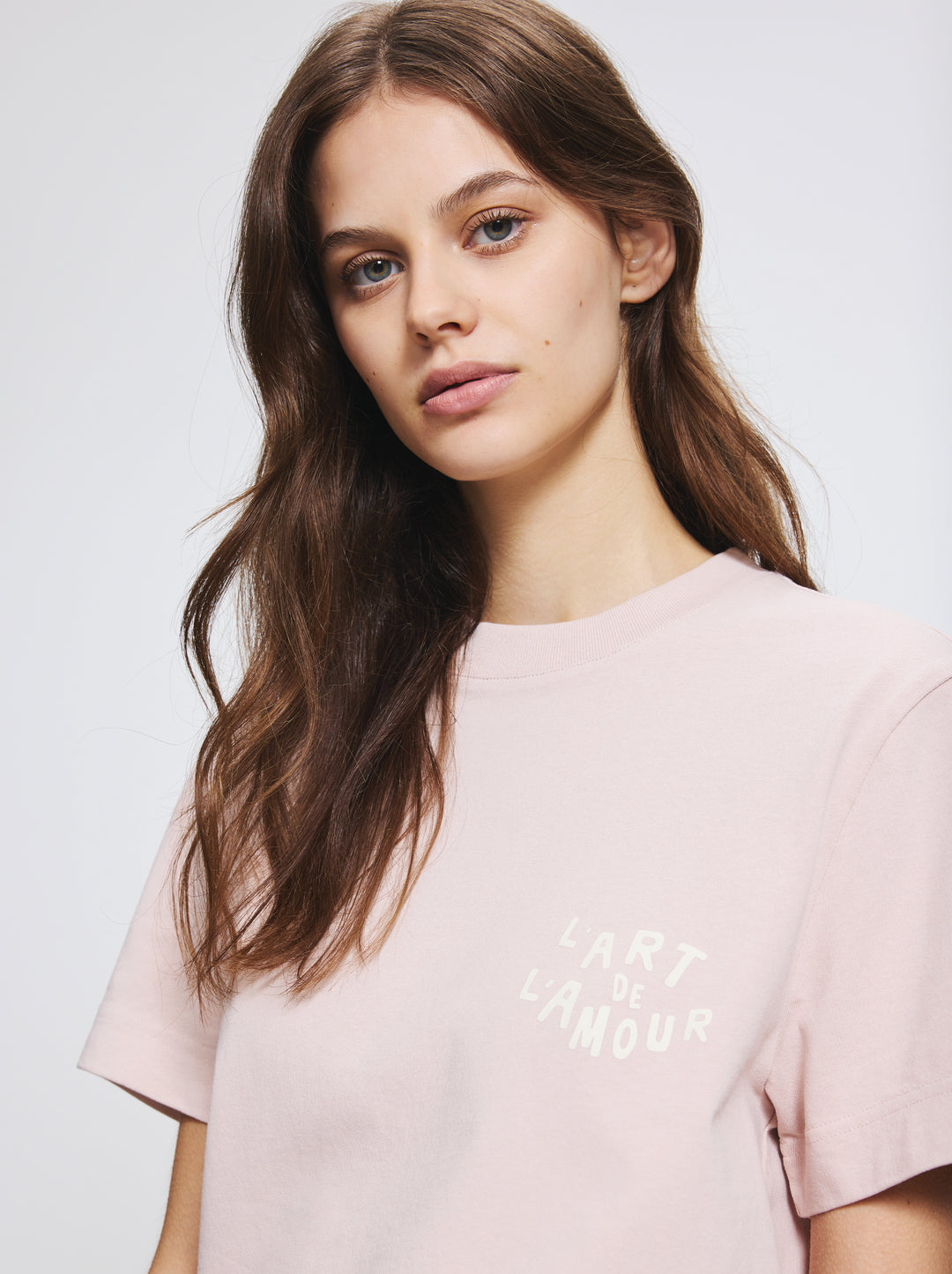 T-shirt unisexe L'ART DE L'AMOUR rose glacé