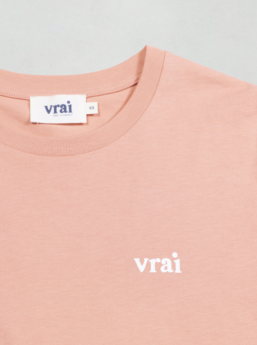 T-shirt VRAI VIANNEY corail