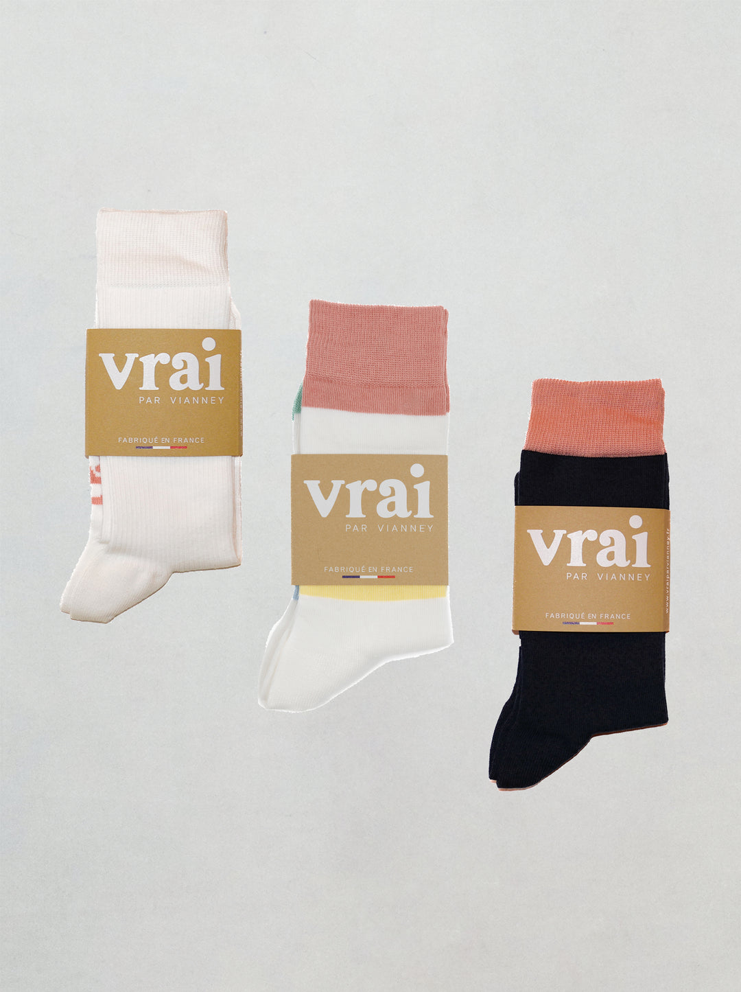 Trio de chaussettes VRAI